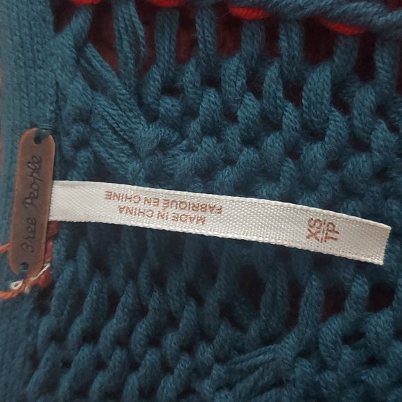 Free People Hearts on Fire Long Maxi Cardigan Size XS NWT - Picture 9 of 16